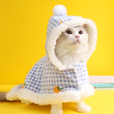 Cat Plaid Plush Blanket