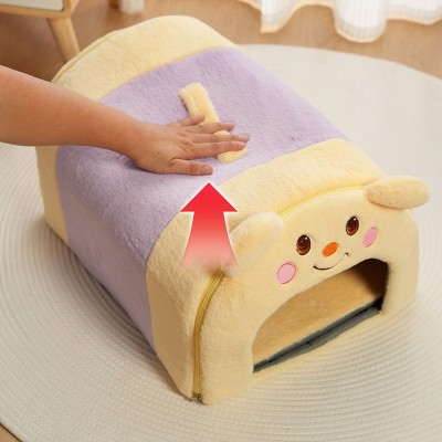 Adorable Bear Shaped Cat Bed