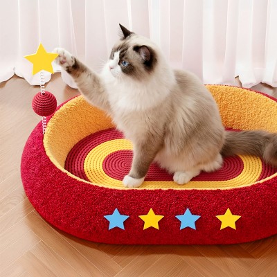 All-in-One Cat Scratching Board and Cat Bed